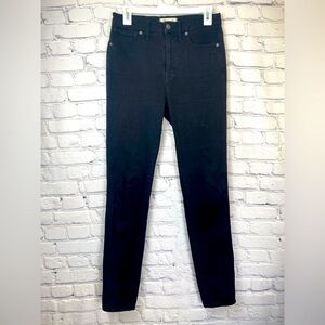 Madewell Black High Rise Skinny Jeans size 4